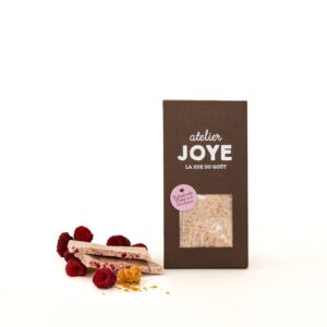 Weisse Schokoladentafel, Himbeer, 80g