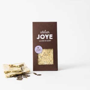 Weisse Schokoladentafel, Kürbis, 80g